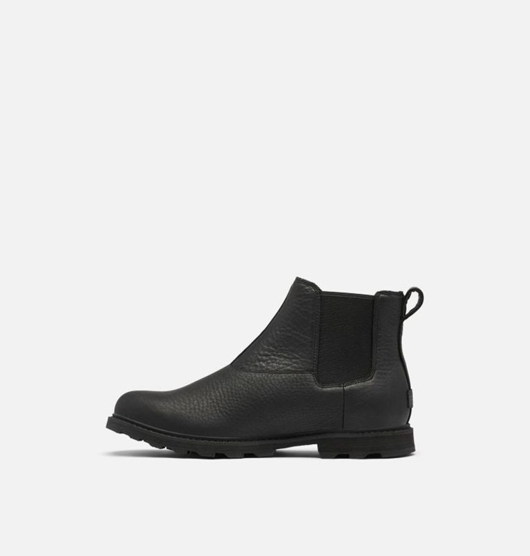 Mens Booties Black - Sorel Madson™ II Chelsea - 061-ZPTRMC